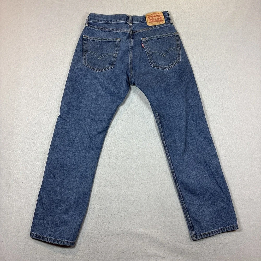 Levis 550 Jeans Mens Sz 30x30 (28x29) Relaxed‎ Fit Blue 100% Cotton Denim Baggy